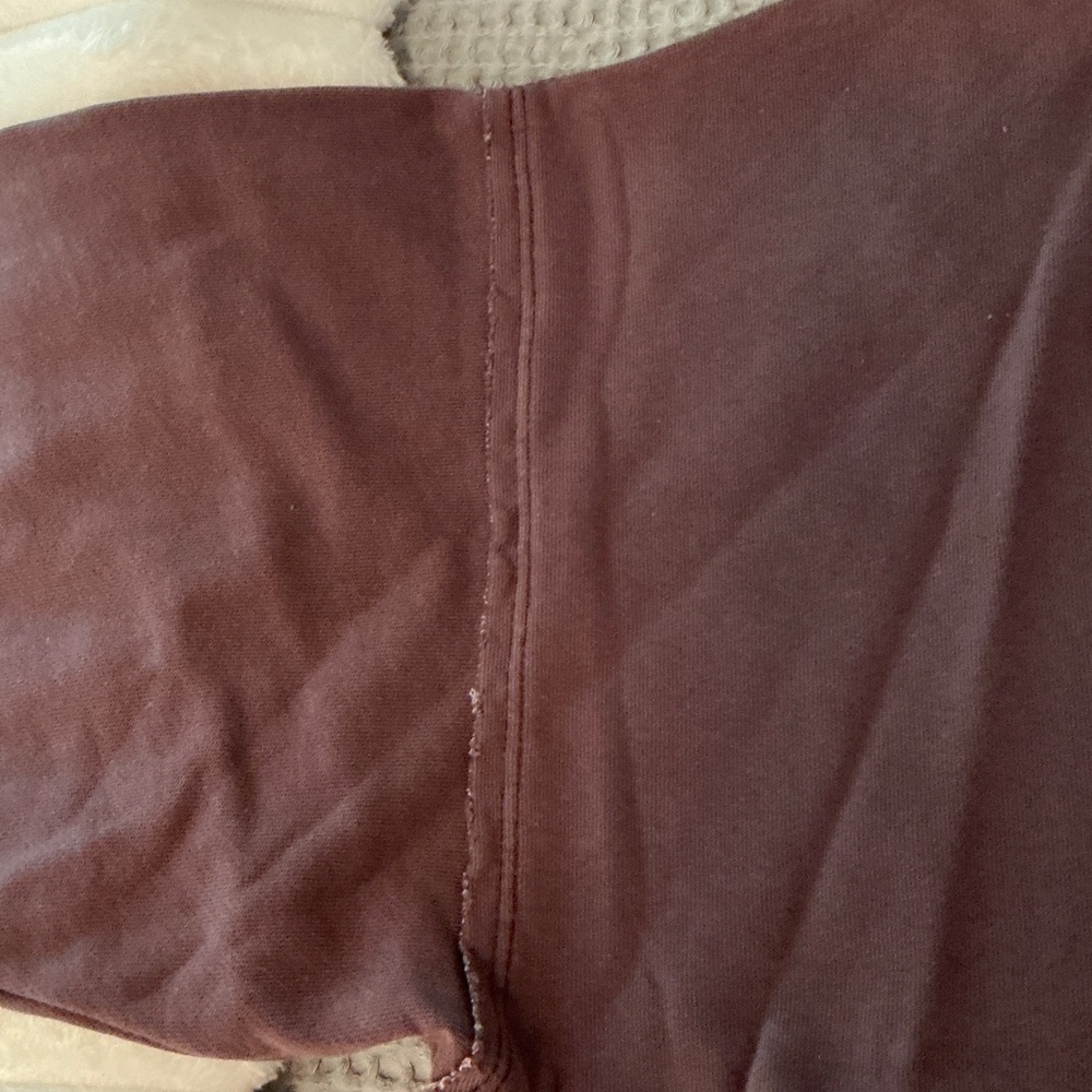 American Eagle “This Feels Seriously Lived-In” Sweatshirt NWT Brown - Picture 4 of 7